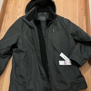 Men’s Calvin Klein Coat size xxl new with tags color dark grey.